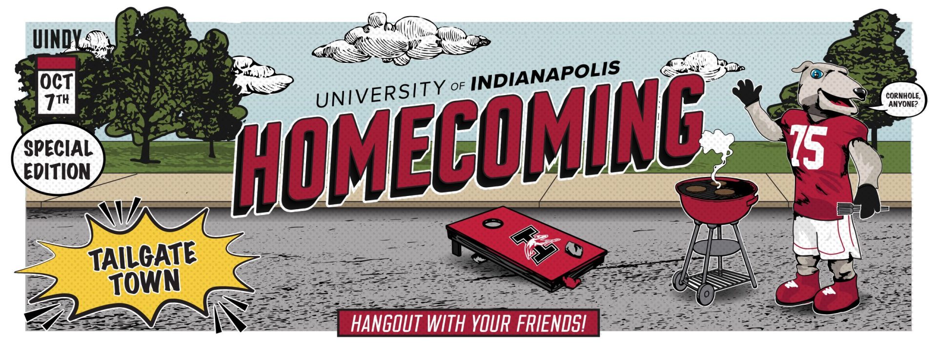 UIndy Homecoming 2023, October 6 and 7, tailgate town